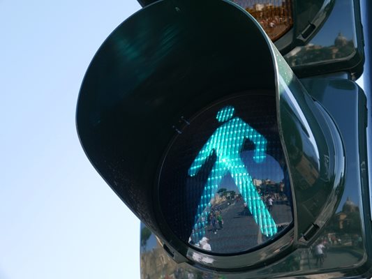 Пешеходен светофар Снимка: Pixabay
