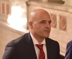 Димитър Ковачевски ще обсъжди с Мицкоски гласуването на конституционните промени в парламента и добросъседските отношения СНИМКА: Йордан Симеонов