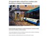 Училищен автобус се заби в къща в Германия, най-малко 20 души са ранени