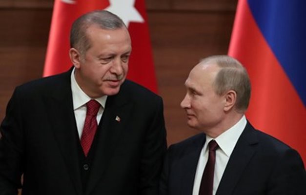 Ердоган и Путин са обсъдили в телефонен разговор ситуацията в Украйна