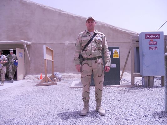 От мисията в Афганистан Димитър се завърнал със спомени и медал.