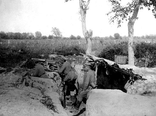 Наше картечно гнездо на Добруджанския фронт през Първата световна война