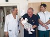 Спасиха 4-месечно бебе с корем зад сърцето