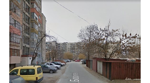 Жената е била ограбена на улица "Босилек" в Пловдив    СНИМКА: Гугъл стрийт вю