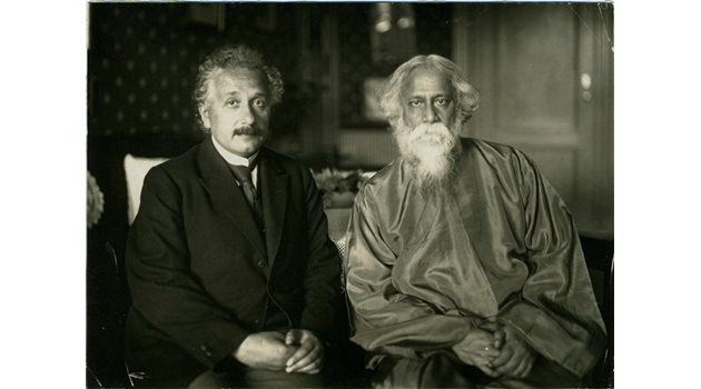 Тагор с Алберт Айнщайн