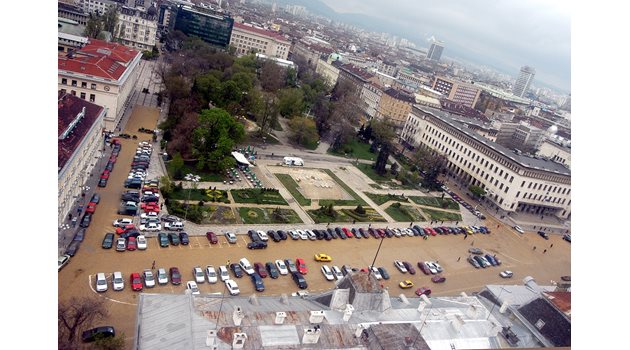 Под БНБ минава Боянския разлом.
СНИМКА: РУМЯНА ТОНЕВА