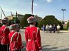 Предаването и приемането на знамето на русенския младежки гвардейски отряд бе отбелязано с тържествена церемония