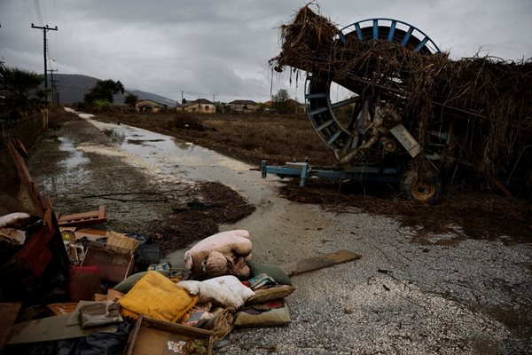Циклонът „Елиас" удари Гърция Снимка: Ройтерс