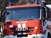 Кола изгоря на пътя между Симитли и Банско