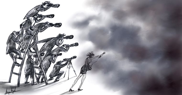 Политическа мъгла - вижте как я нарисува Анри Кулев