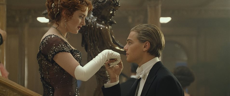 Леонардо ди Каприо и Кейт Уинслет в "Титаник"