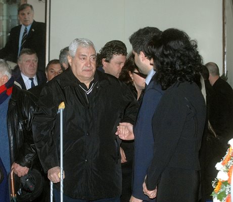 Иван Вуцов на поклонението в памет на Иван Славков през 2011 г. СНИМКА: Парсех Щубаралян