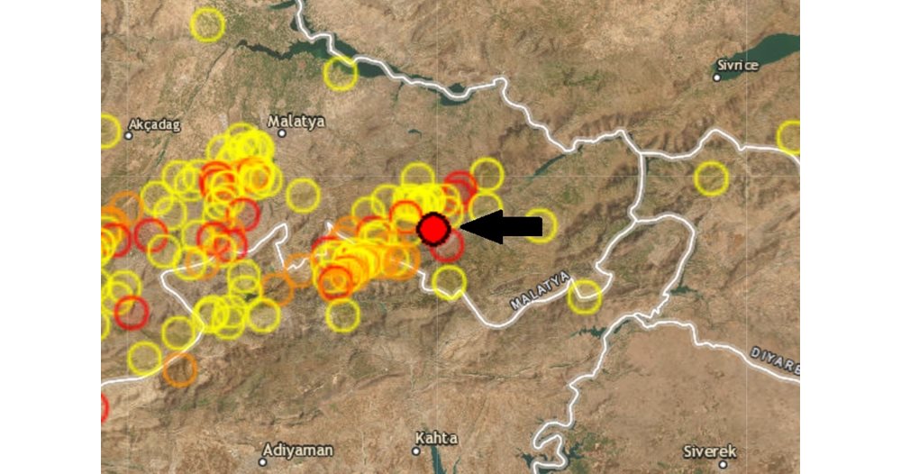 A strong earthquake shook eastern Turkey