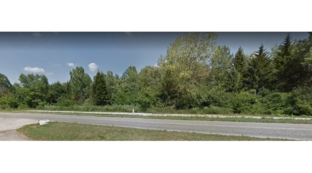 Пътят Плевен - Ловеч, на който 9-годишният гимнастик загина в катастрофа. СНИМКА: Google Street View