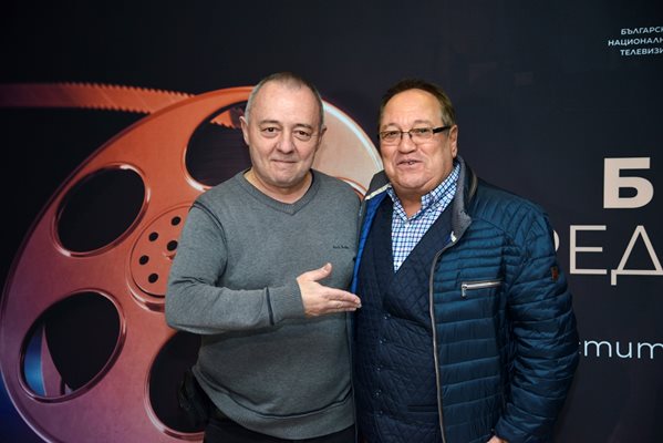 Георги Мамалев и Олег Ковачев на премиерата на “С усмивка в живота”
