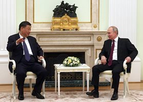 Си Дзинпин и Владимир Путин Снимка: Ройтерс