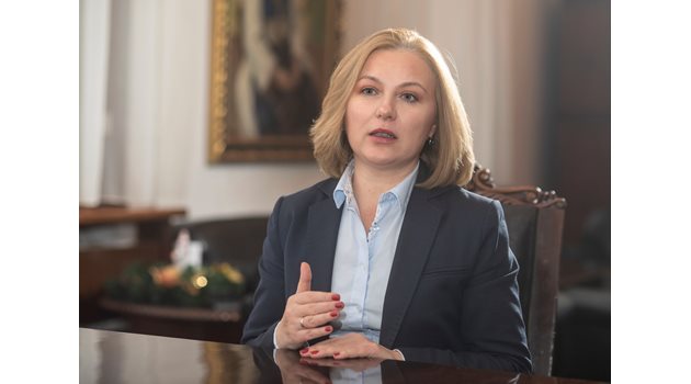 Правосъдната министърка Надежда Йорданова