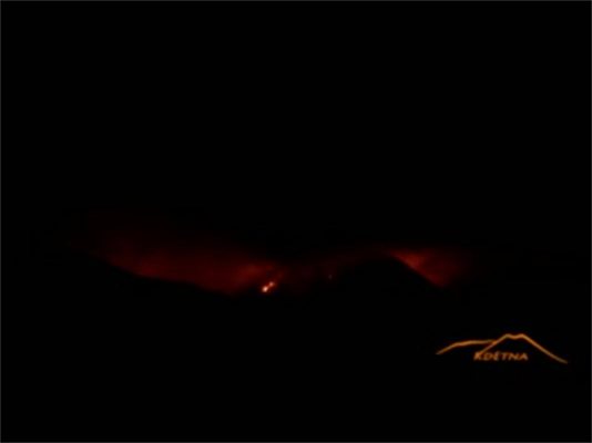 Виж изригването на вулкана Етна (видео)