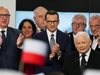 Премиерът на Полша Матеуш Моравецки обяви победа на изборите