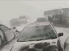 Критична ситуация край Карнобат! Над 20 коли нанизани във верижна катастрофа на "Тракия"