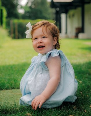 Дъщерята на принц Хари и Меган Маркъл - Лилибет, която навърши 1 година миналата събота.