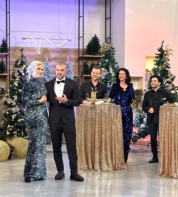 Гала и Валери Божинов са водещите на "Галавечер с NOVA" в новогодишната нощ.
