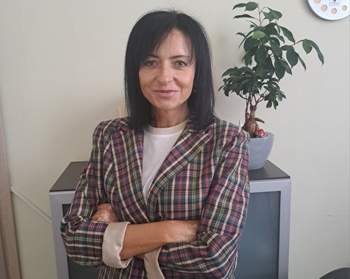 The head of the educational inspectorate in Plovdiv, Ivanka Kirkova.