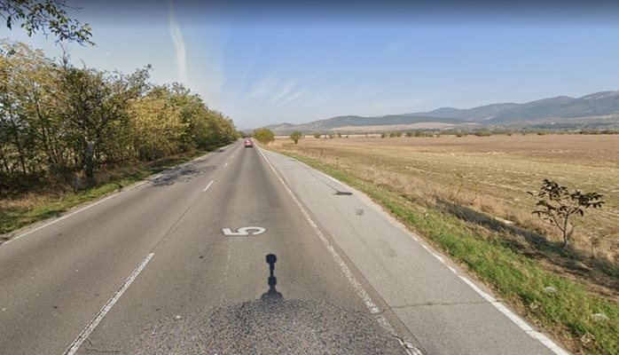 Пътят Казанлък - Стара Загора СНИМКА: Google Street View