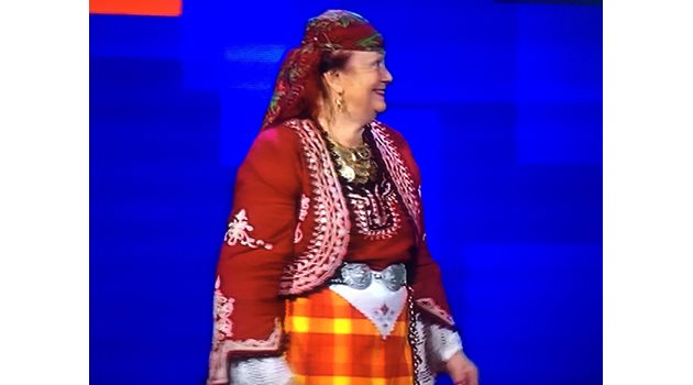 Валя Балканска на сцената за концерта по откриването на “Матера 2019” КАДРИ: Италианската телевизия РАИ