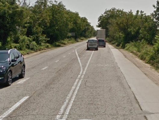 Пътят Русе - Бяла СНИМКА: Google Street View