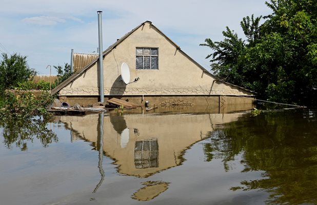 Много села са потопени Снимка Ройтерс
