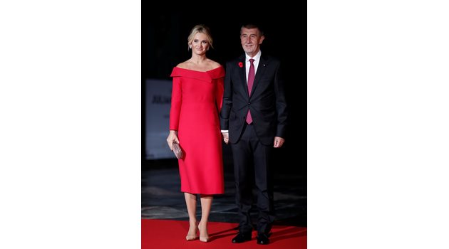 Андрей Бабиш със съпругата си Моника