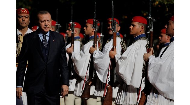 Турският президент Реджеп Ердоган  СНИМКА: Ройтерс