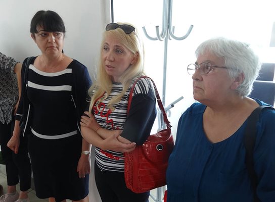 Мариана Чолакова, Милена Чакандракова и Пенка Калинкова (отляво на дясно) обмислят да напуснат управителния съвет на "Пловдив 2019". Снимка: Авторът