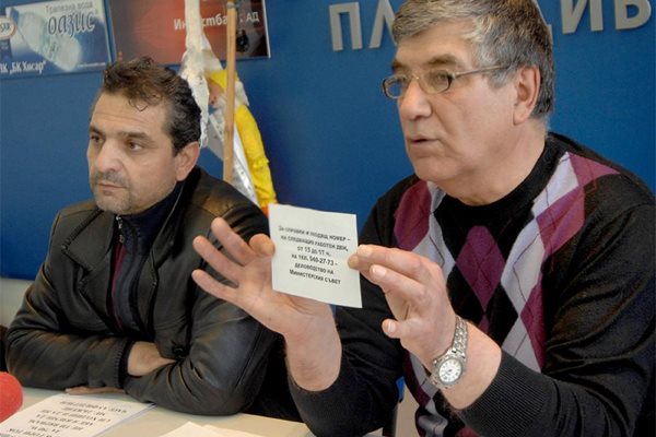 Гладуващият Бояджиев показа и входящ номер от МС, дали му го, когато преди седмица лично пратил покана на Бойко Борисов да дойде на митинга в Пловдив.