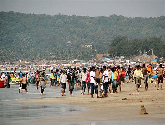 Плажът в Гоа, Индия СНИМКИ: Уикипедиа