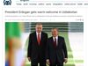 Ердоган пристигна на официално посещение в Узбекистан