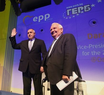 Премиерът Бойко Борисов и председателят на ЕНП Жозеф Дол СНИМКА: Десислава Кулелиева