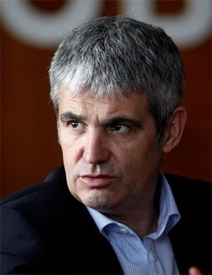 Лидерът на КНСБ Пламен Димитров. Снимка Архив