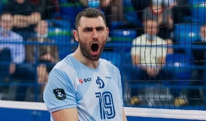 Капитанът на България MVP на кръга  в Русия