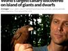 Най-голямото канарче в света живее на остров Сан Томе
