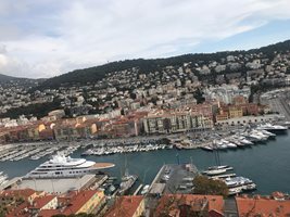 Гледка към старото пристанище на Ница  СНИМКИ: АВТОРЪТ