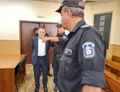 Мустафа Гьокташ в Апелативния съд в Пловдив.