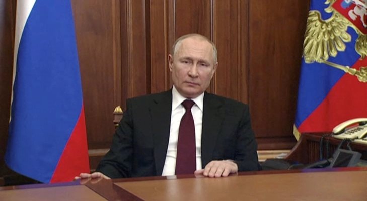 Руският президент Владимир Путин СНИМКА: РОЙТЕРС