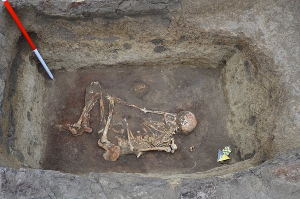 Над 3000-годишен човешки скелет е открит при археологически разкопки в Североизточна Румъния