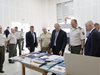 Румен Радев на посещение във Военния географски център в Троян