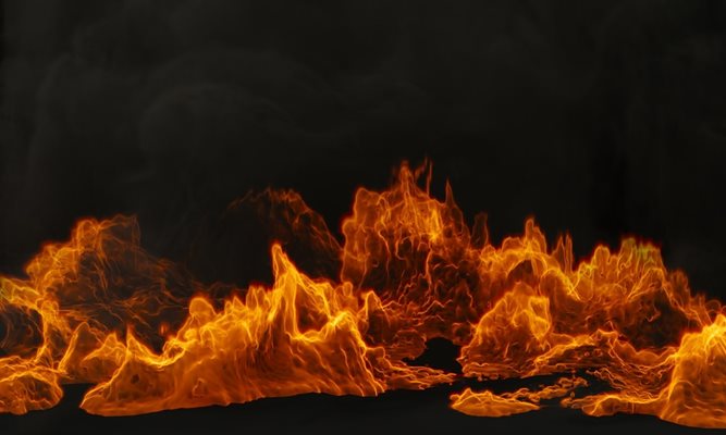 Гасят пожар в района на Шуменското езеро