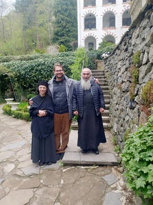 Майка Серфима, архимандрит Алексий и Владимир