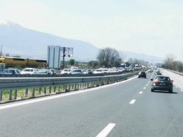 Възстановено е движението при 167-ия на автомагистрала "Тракия" в посока Бургас