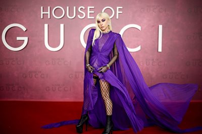 Лейди Гага изигра Патриция Реджани в "Домът на Гучи" СНИМКА: РОЙТЕРС